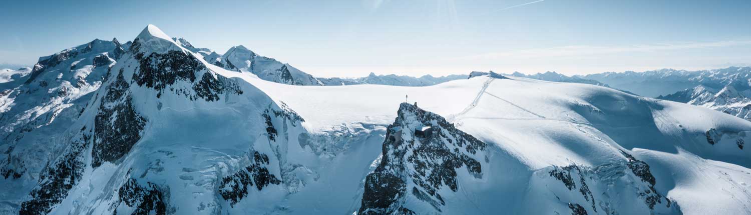 Matterhorn glacier paradise in winter