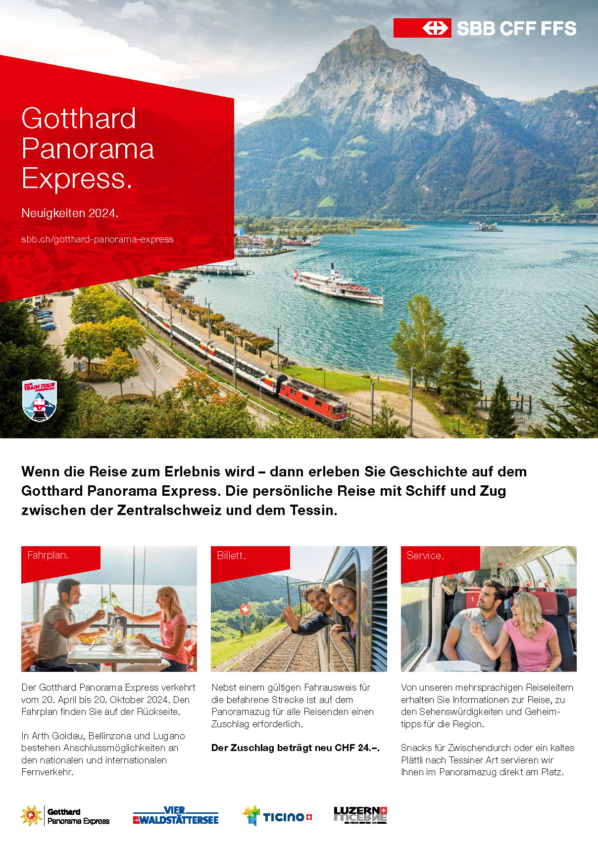 Visual News Gotthard Panorama Express 2024