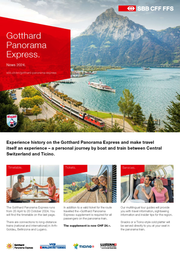 Visual News Gotthard Panorama Express 2024