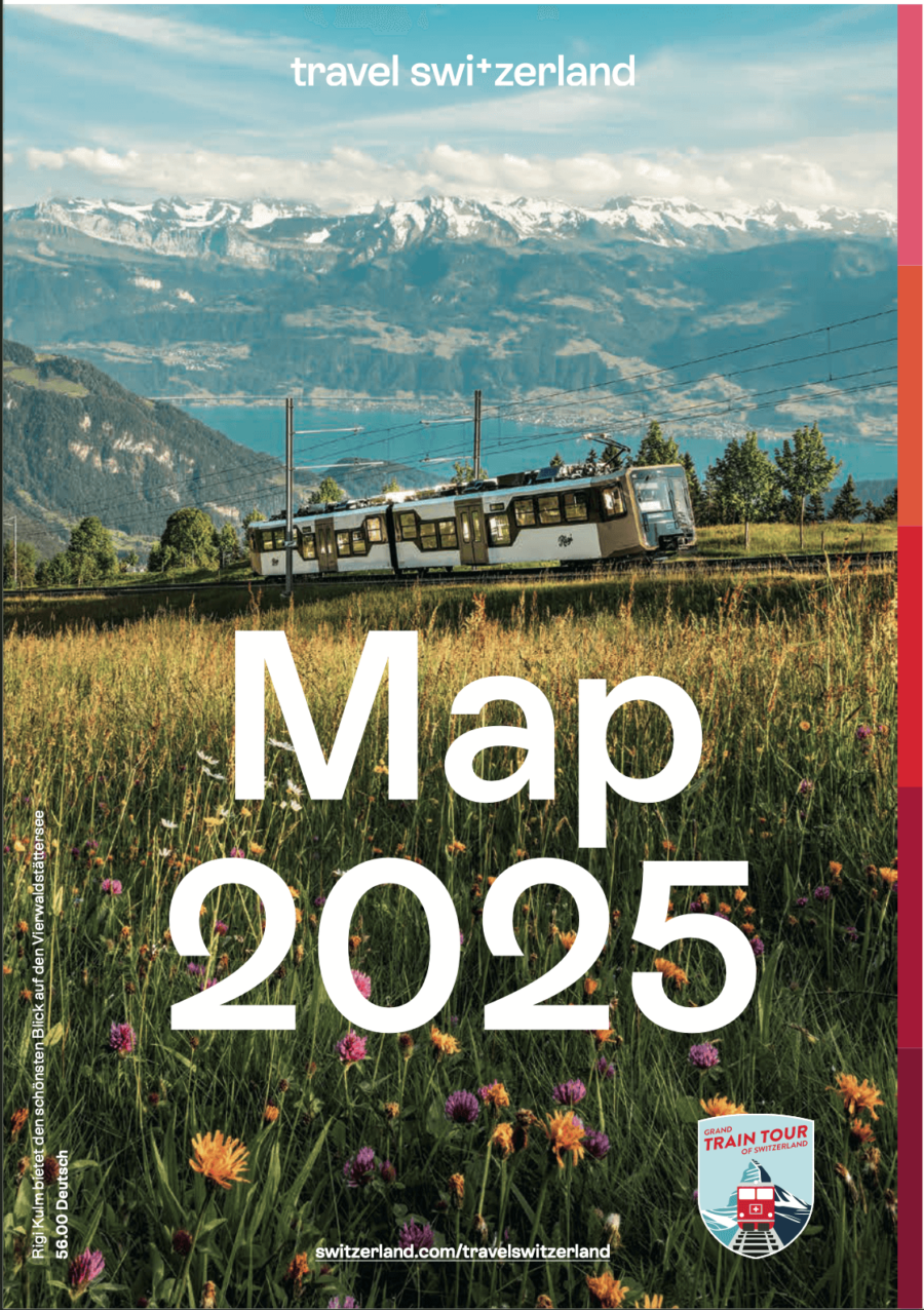 Travel Switzerland Map 2025 (Deutsch)