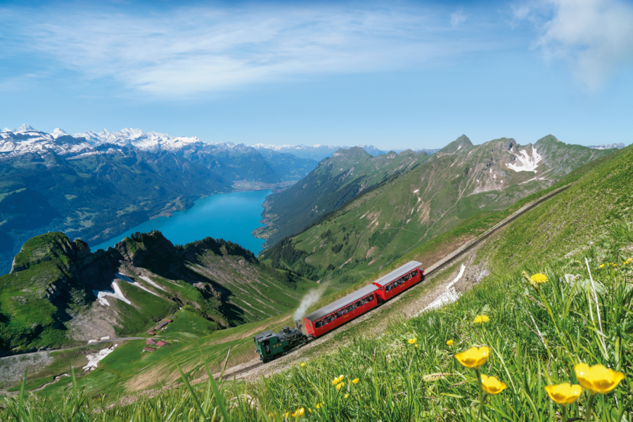 Image: Brienz Rothorn Railway in summer